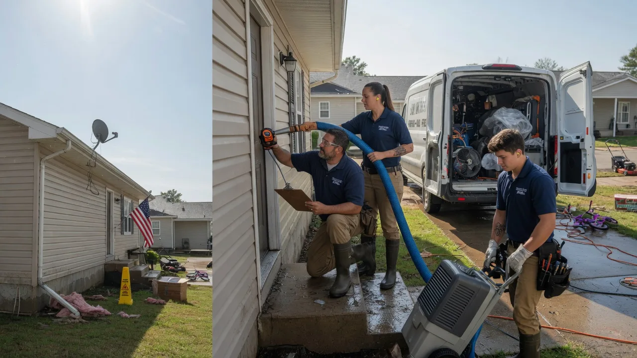 Ceiling Water Damage Restoration in Derby, IN near me